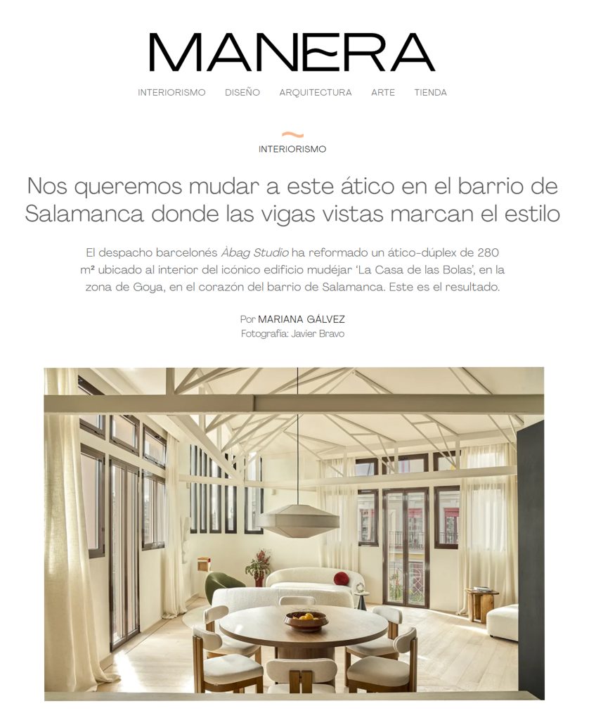 Revista Manera, ejecución del proyecto del estudio Abag.